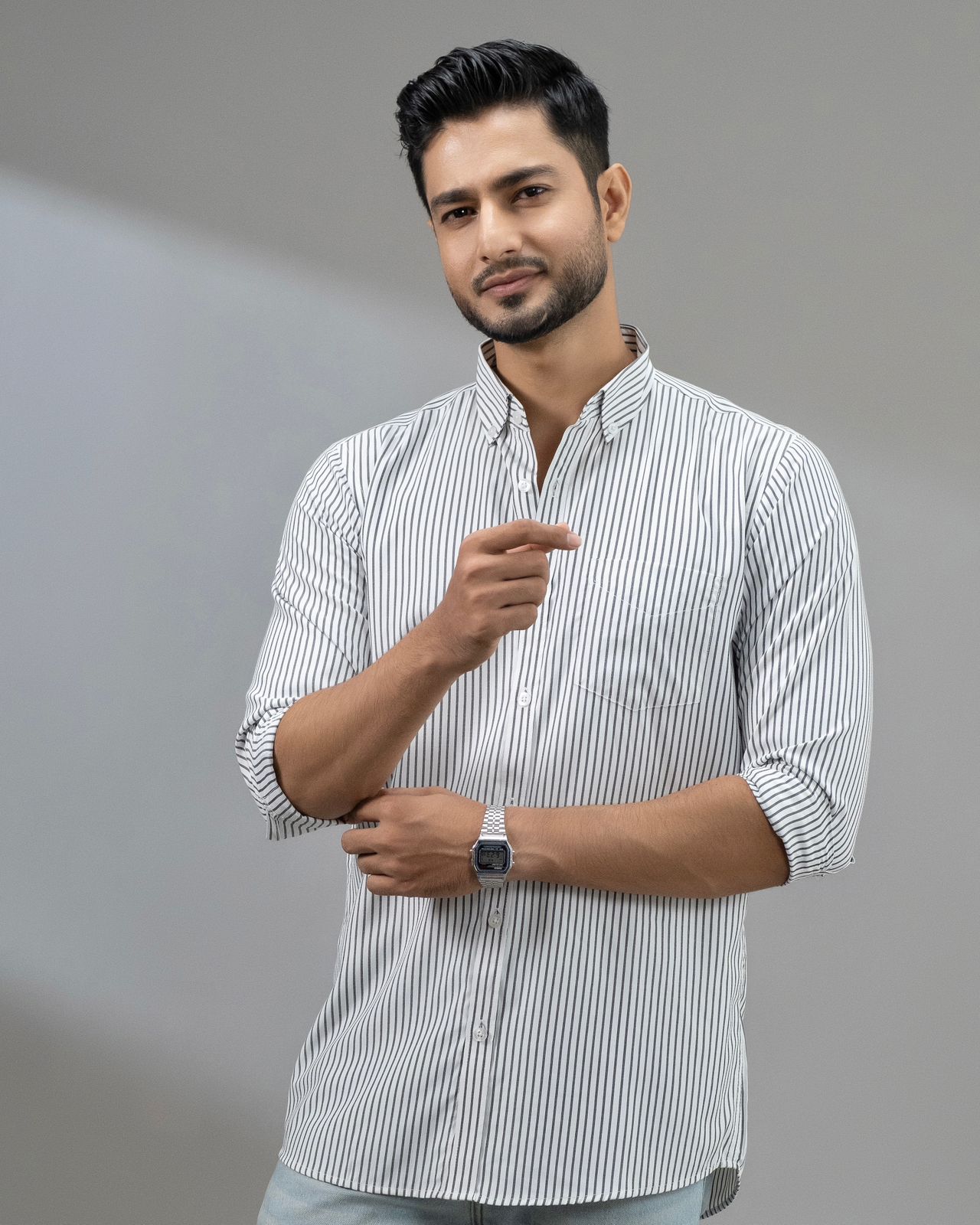 Mens stripe shirts 204