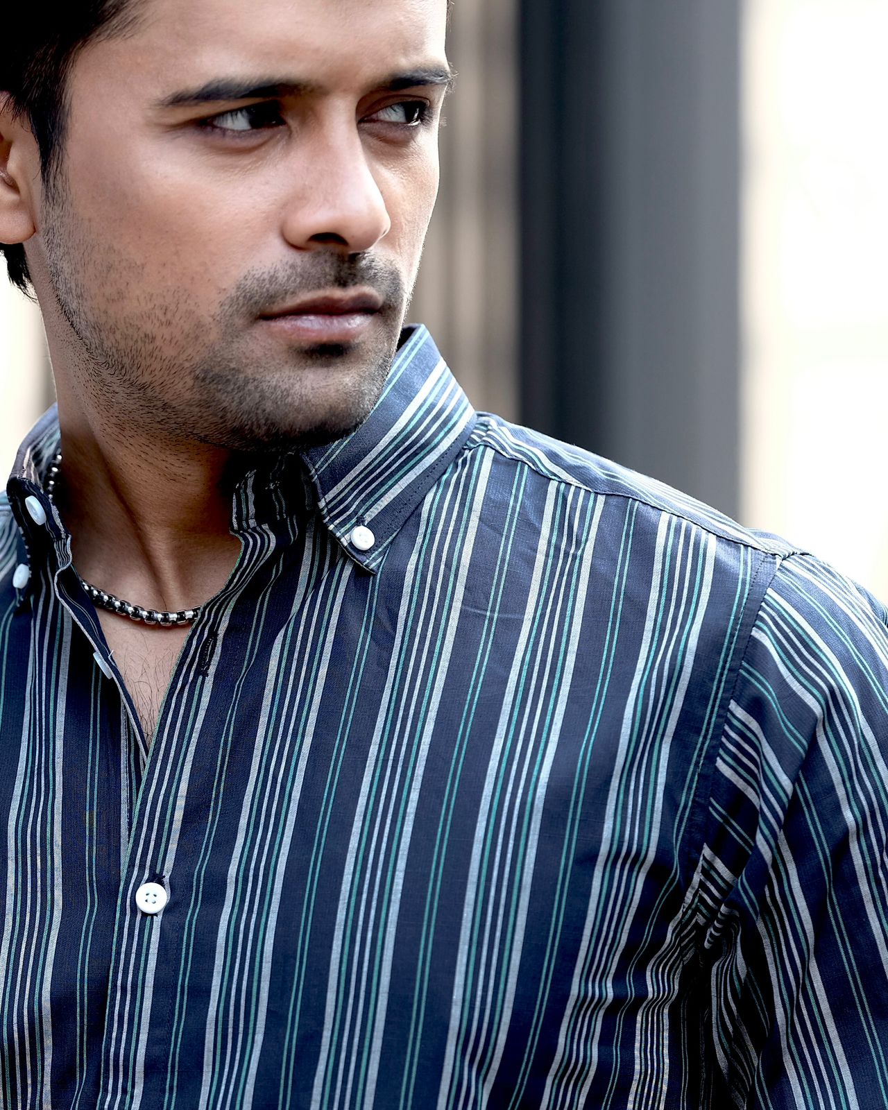 Men's Midnight Navy Multi-Stripe 245