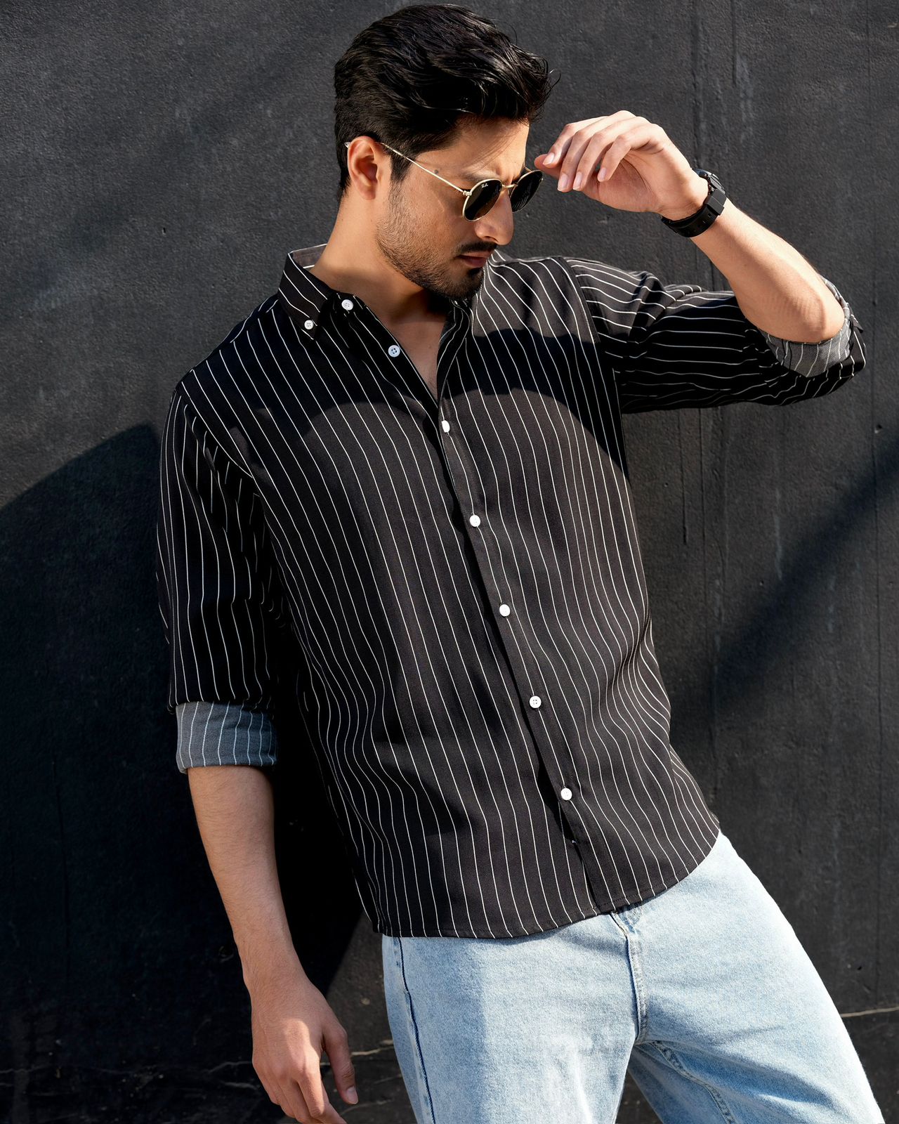 Men's Premium Pinstripe Shirt 259