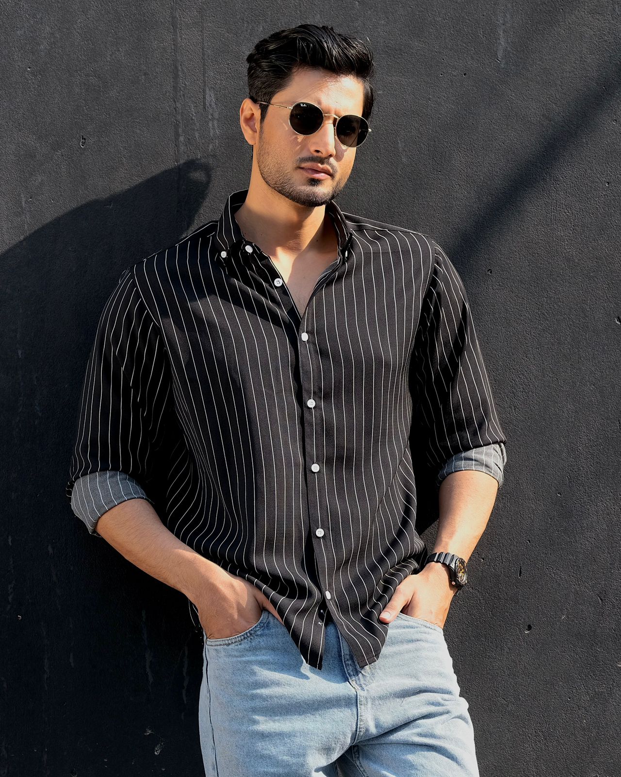 Men's Premium Pinstripe Shirt 259