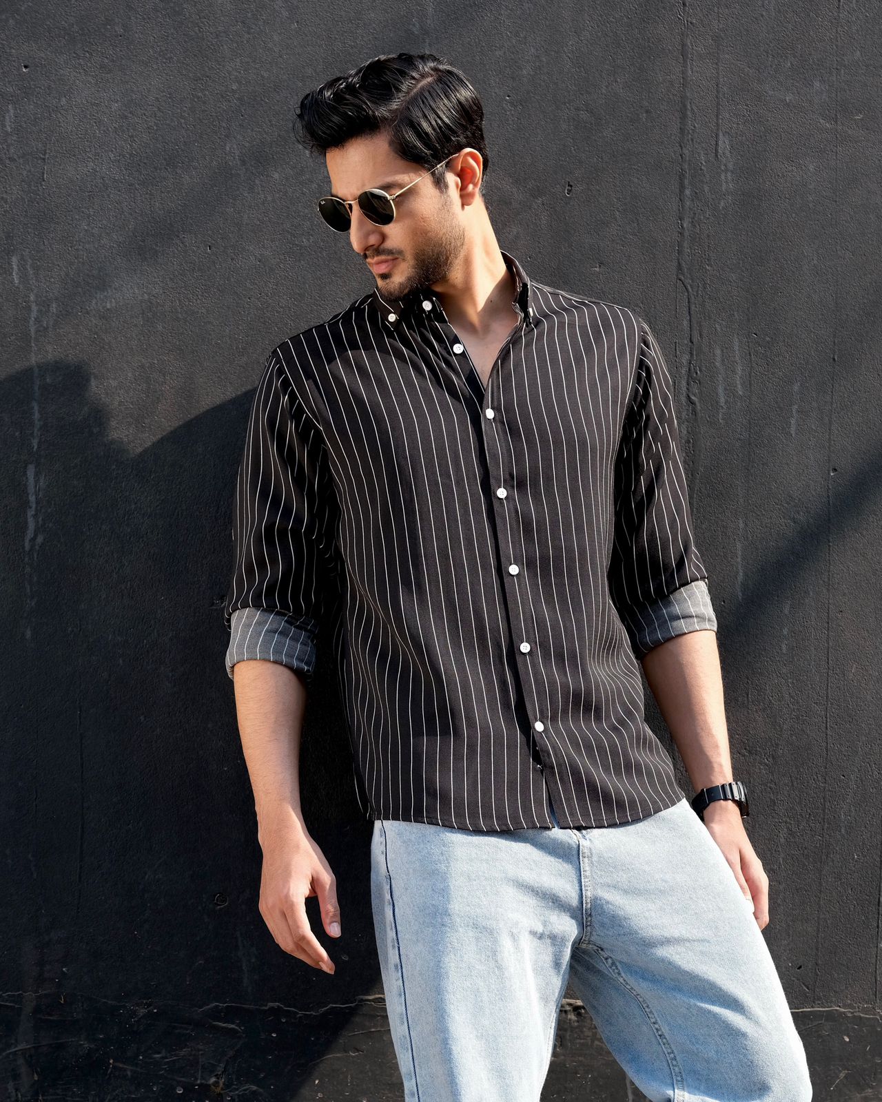 Men's Premium Pinstripe Shirt 259