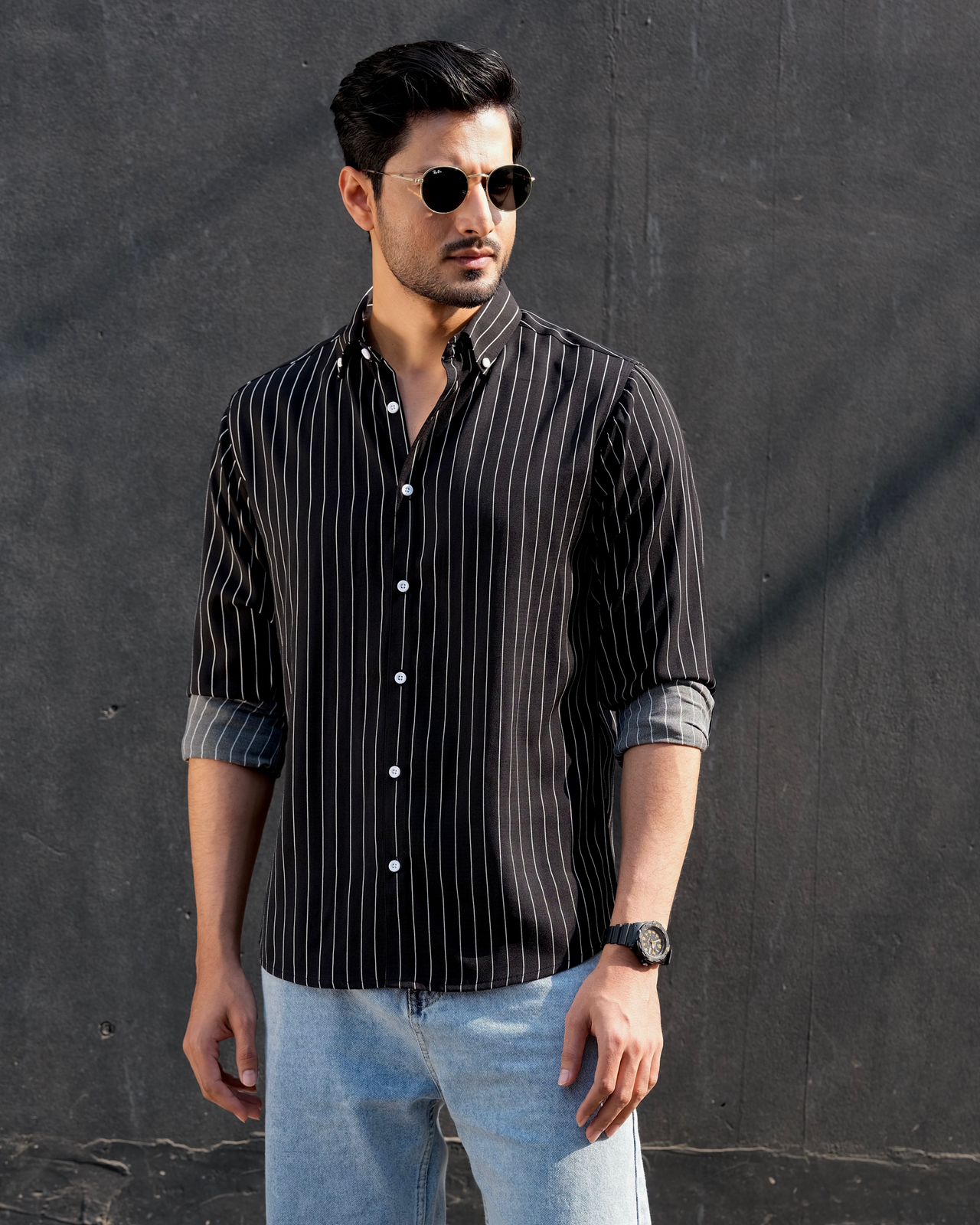 Men's Premium Pinstripe Shirt 259