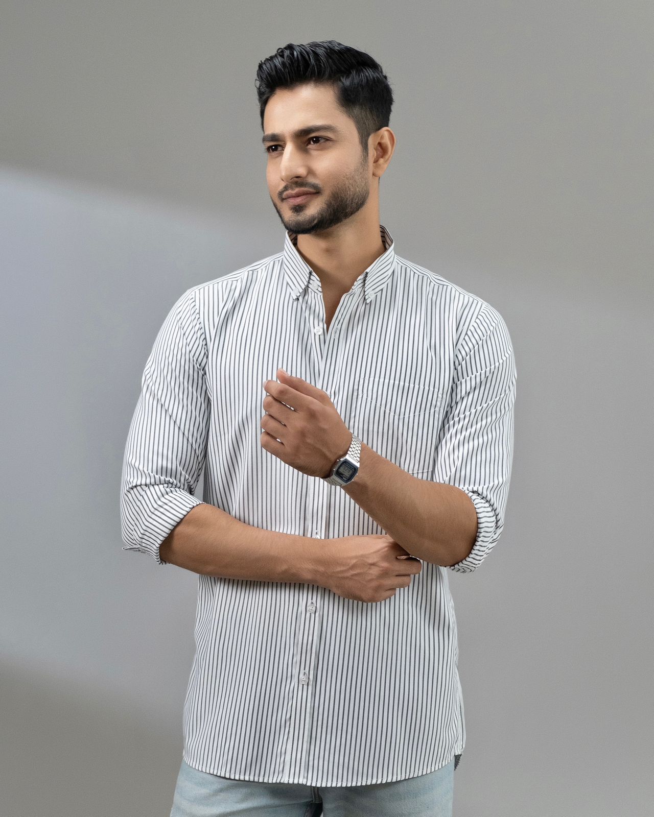 Mens stripe shirts 204