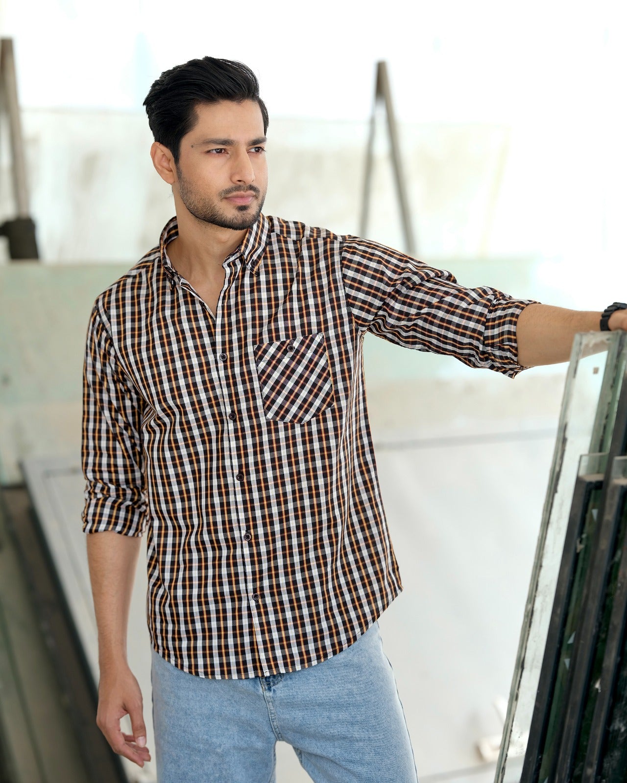 Men's Harvest Plaid Shirt 253