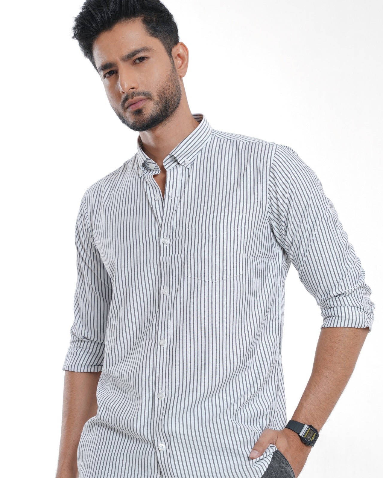 Mens stripe shirts 204