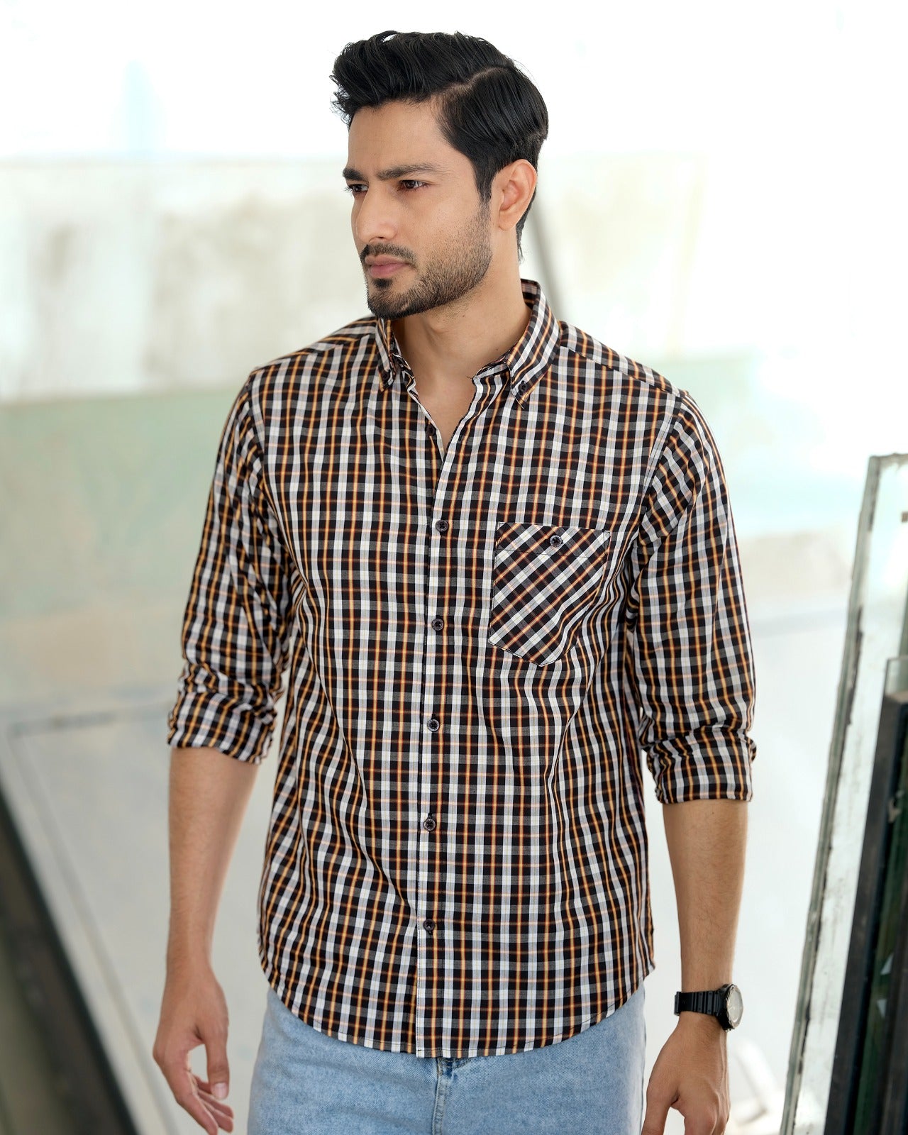 Men's Harvest Plaid Shirt 253