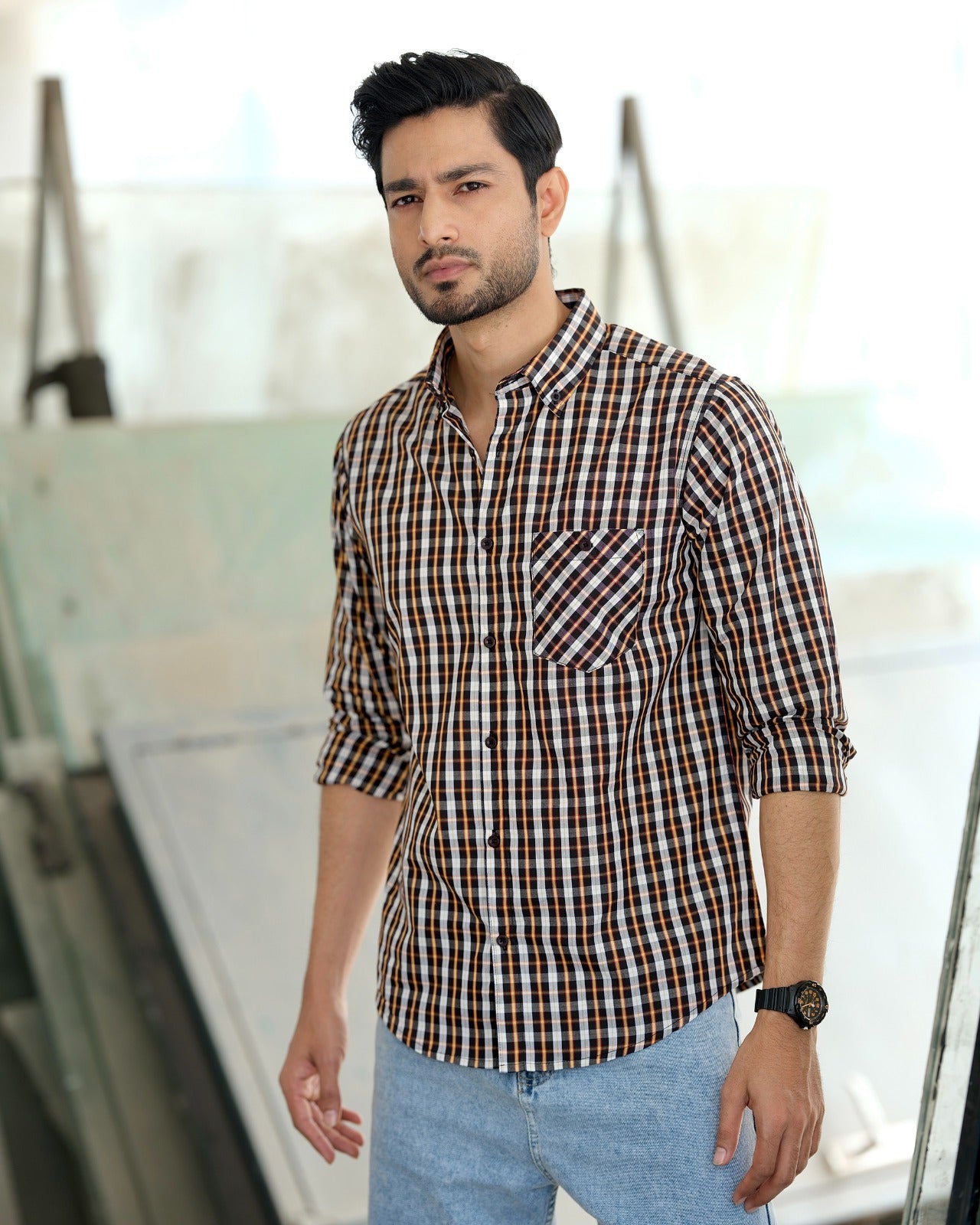 Men's Harvest Plaid Shirt 253