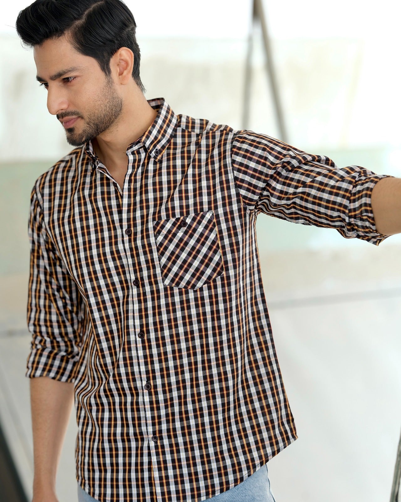 Men's Harvest Plaid Shirt 253