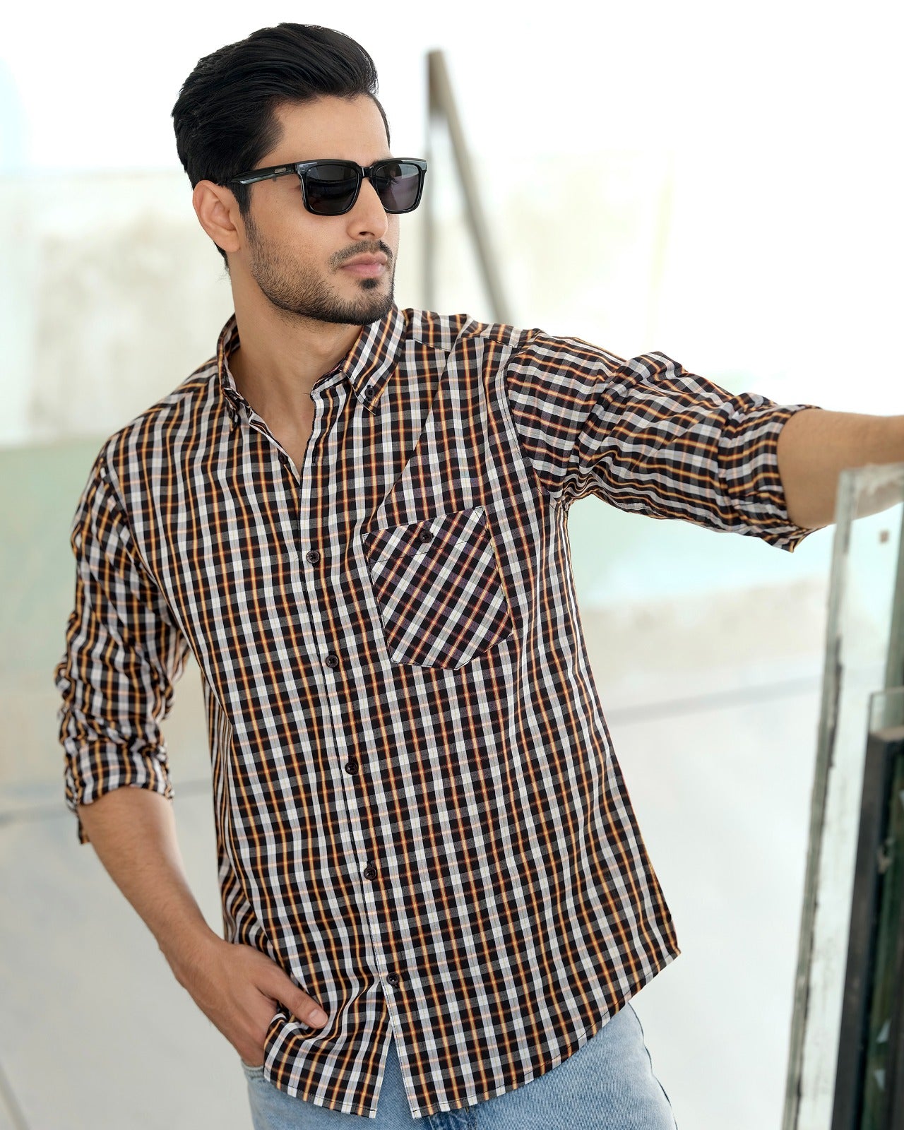 Men's Harvest Plaid Shirt 253
