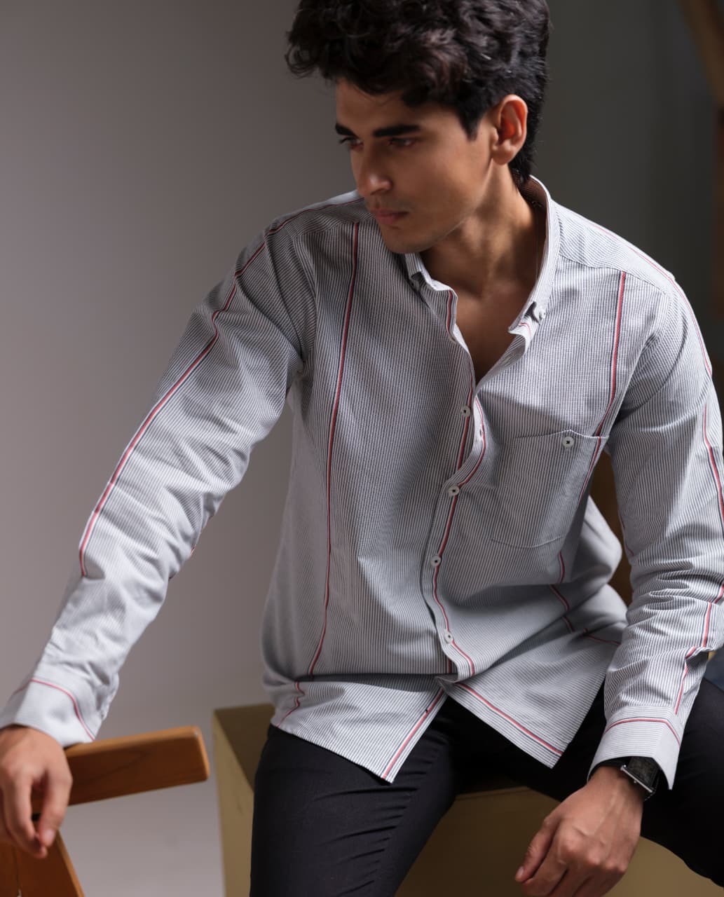 Mens casual shirt 271