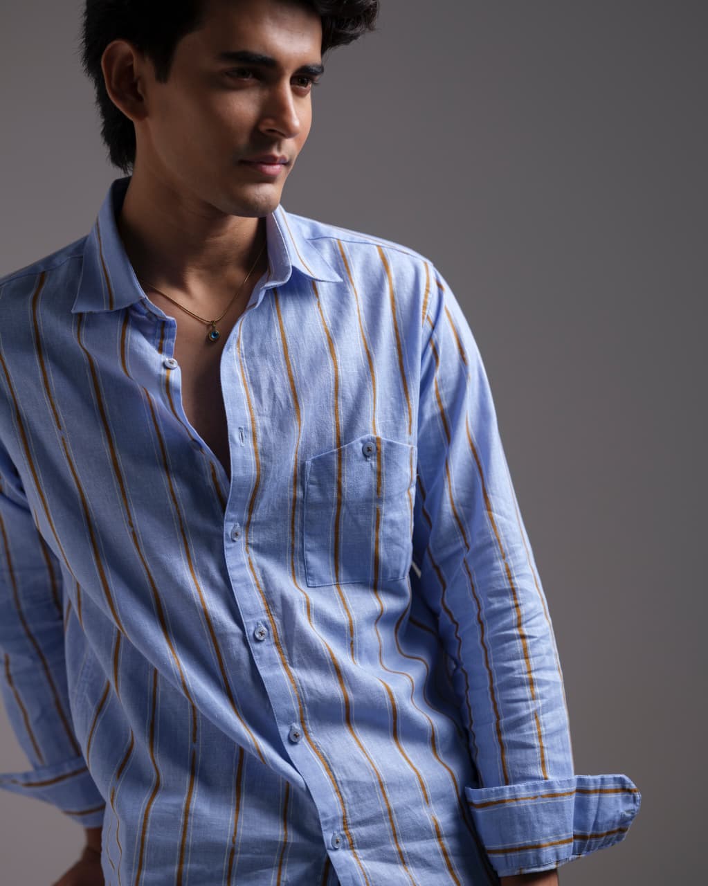 Cotton casual mens shirts 281