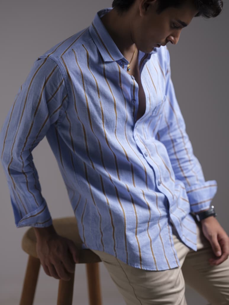 Cotton casual mens shirts 281